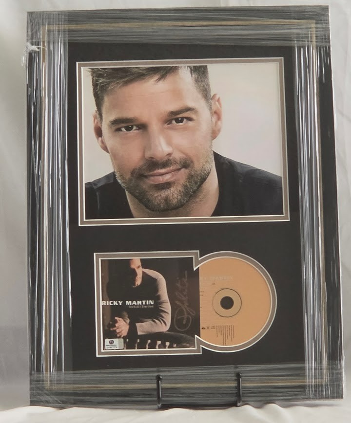 Ricky Martin signed Autographed She\'s All I Ever Had CD Global Authentics COA