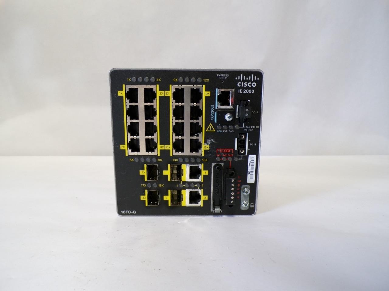 Cisco IE 2000 Industrial Ethernet Switch IE-2000-16TC-G-E V01 (J932)