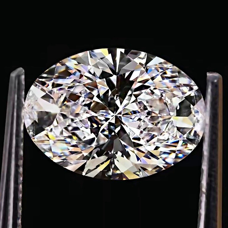 GRA Certified Oval White/Colorless Lab-Created Moissanite Loose Gemstone 2ct GRA Certified Oval White/Colorless Lab-Created Moissanite Loose Gemstone 2ct