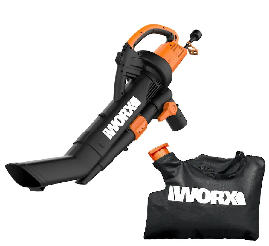 Best Selling - WORX WG509 TRIVAC 3-in-1 Leaf Blower Vacuum Mulcher 350 CFM
