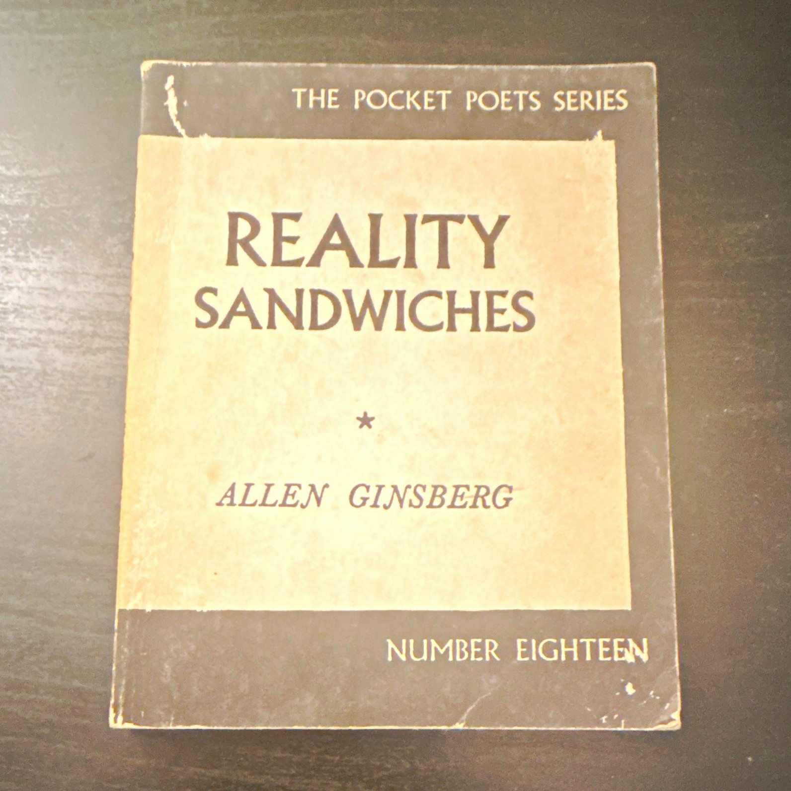 Allen Ginsberg Reality Sandwiches Pocket Poets Series 1972 PB Inscribed Allen Ginsberg Reality Sandwiches Pocket Poets Series 1972 PB Inscribed