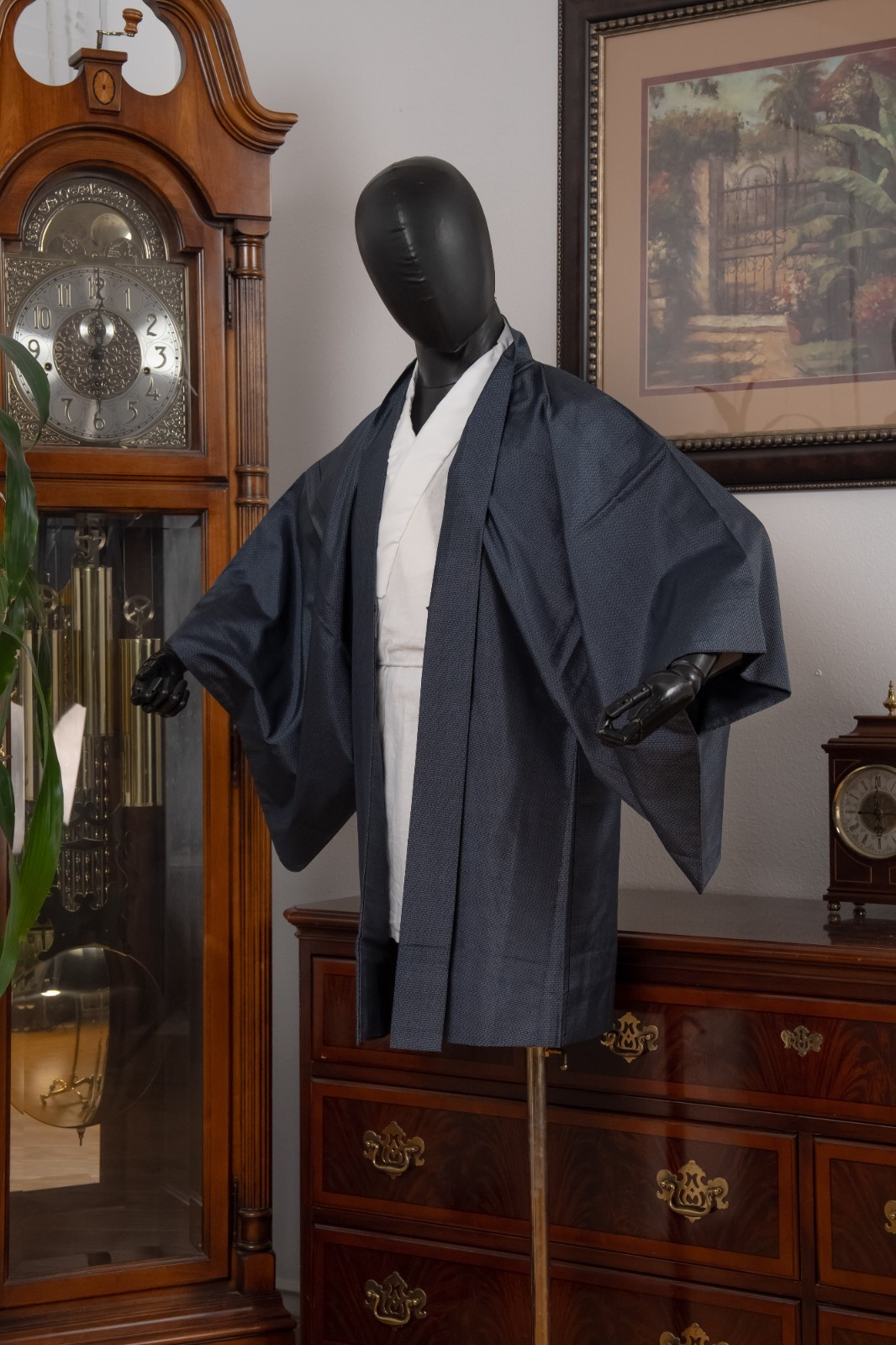 DEAR VANILLA JAPANESE HAORI JACKET MEN'S KIMONO AUTHENTIC JAPAN GENUINE VINTAGE