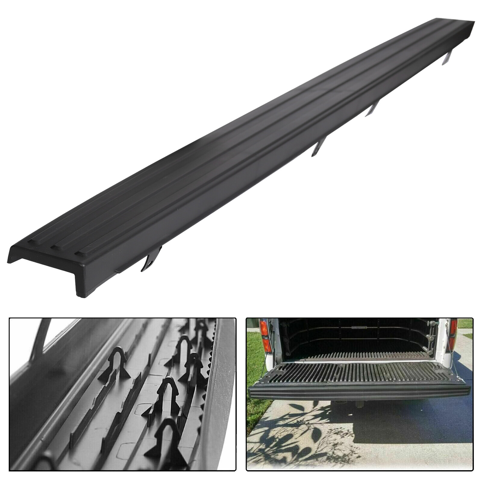 For 2009-2014 Ford F150 Trunk Tailgate Molding Cap Protector Cover Black