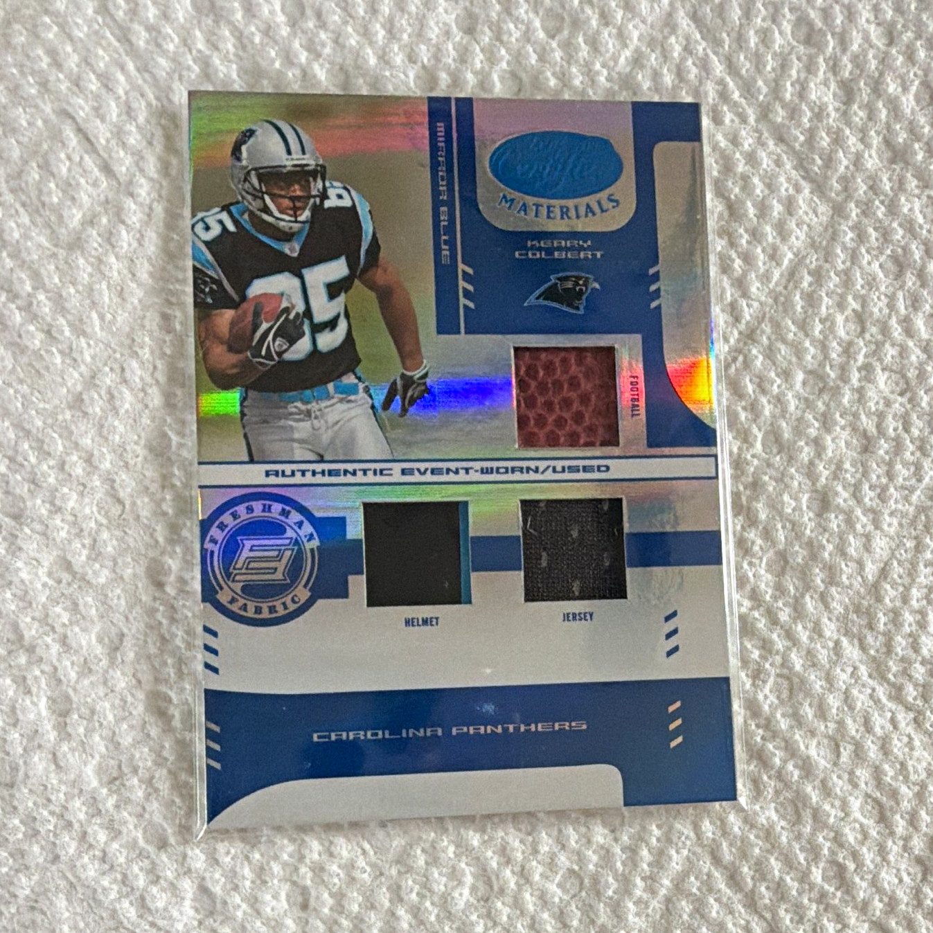 2004 Leaf Certified Materials Keary Colbert #208 Mirror Blue /50 RC MEM