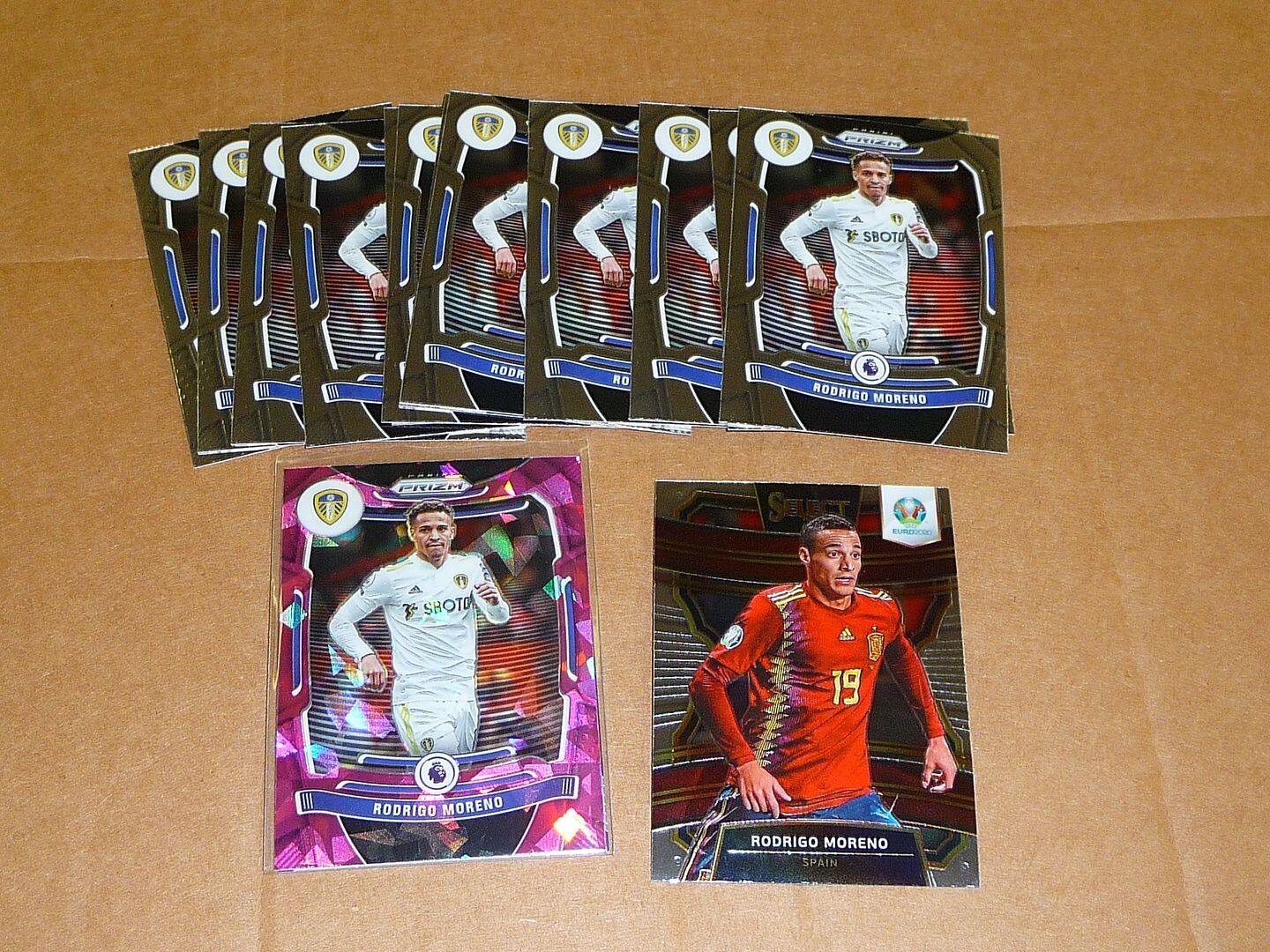 RODRIGO MORENO SOCCER LOT OF 15 PANINI PRIZM W/PINK ICE SELECT W2509 RODRIGO MORENO SOCCER LOT OF 15 PANINI PRIZM W/PINK ICE SELECT W2509
