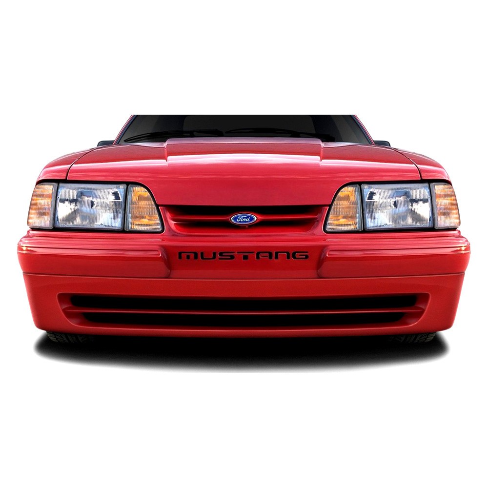 For Ford Mustang 79-93 Apex Aero Style Fiberglass Front Bumper Add On Unpainted