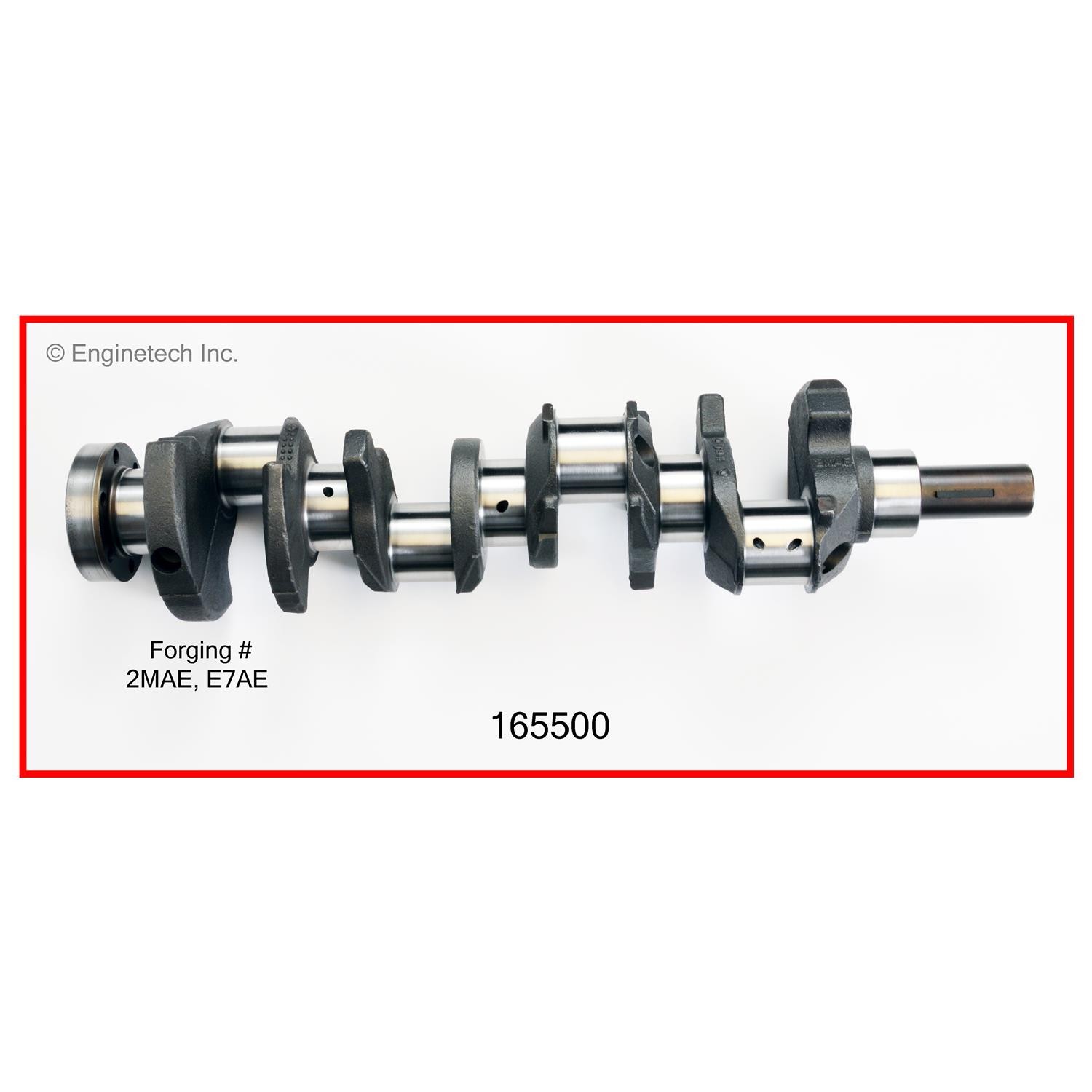 Enginetech Remanufactured Engine Crankshaft Kit with Main and Rod Bearings for F