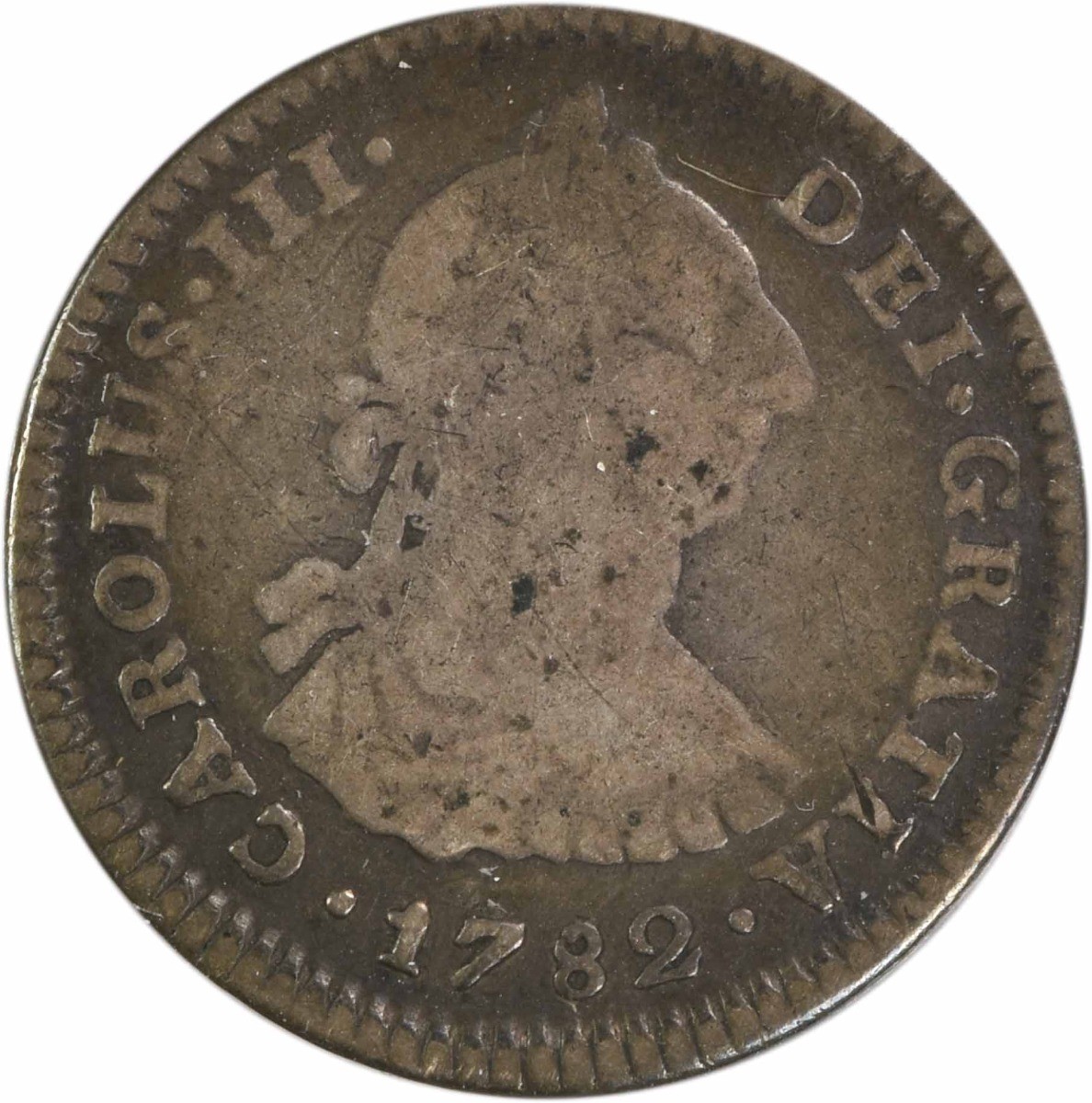 1782 Mo FF Mexico 1 Real KM78.2 VF Uncertified #812