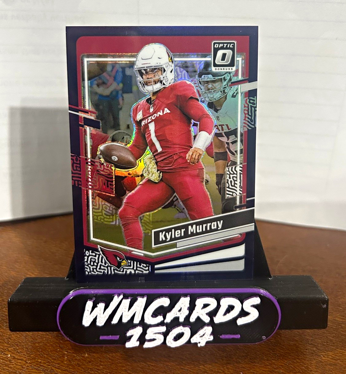 Kyler Murray 2023 Panini Donruss Optic #5 Purple Prizm /50 Cardinals