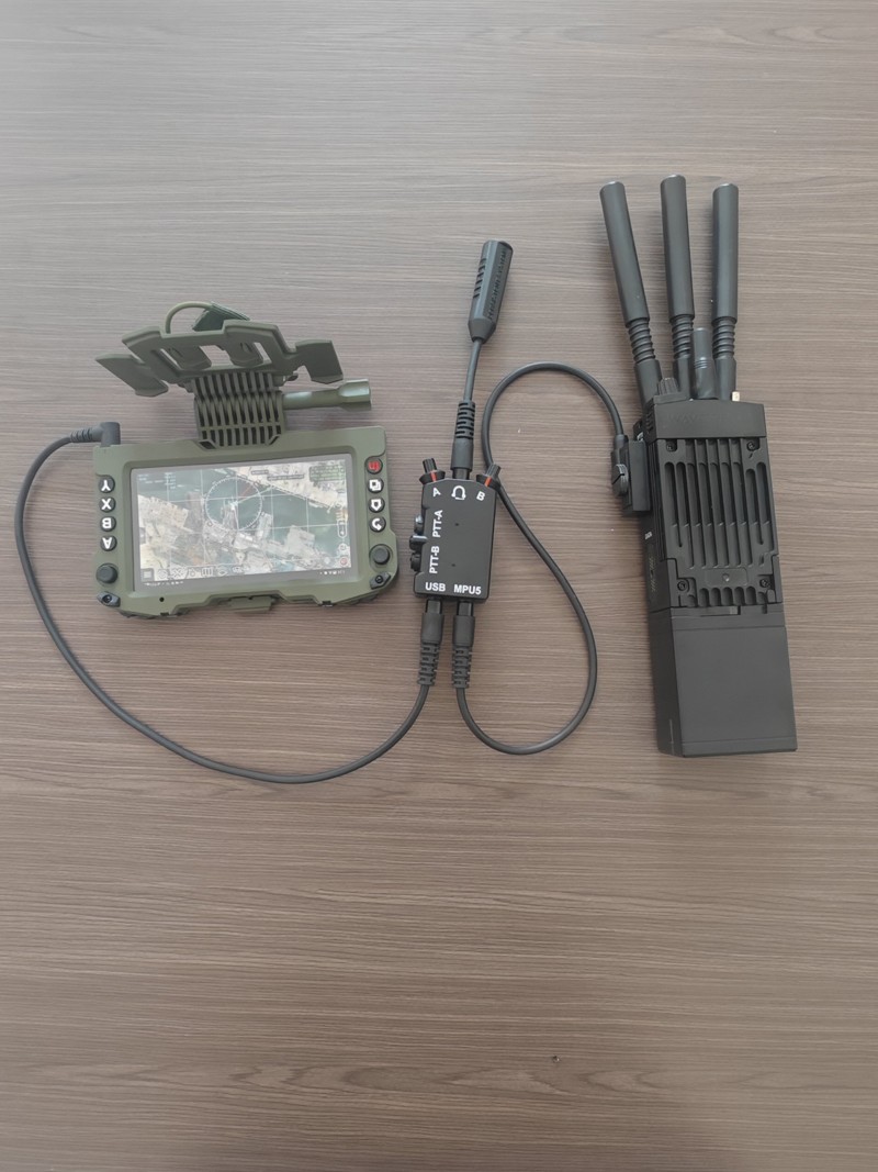 Dual-channel PTT Radio Walkie-talkie Model Tactical MPU5 Navigation Chest Mount Dual-channel PTT Radio Walkie-talkie Model Tactical MPU5 Navigation Chest Mount
