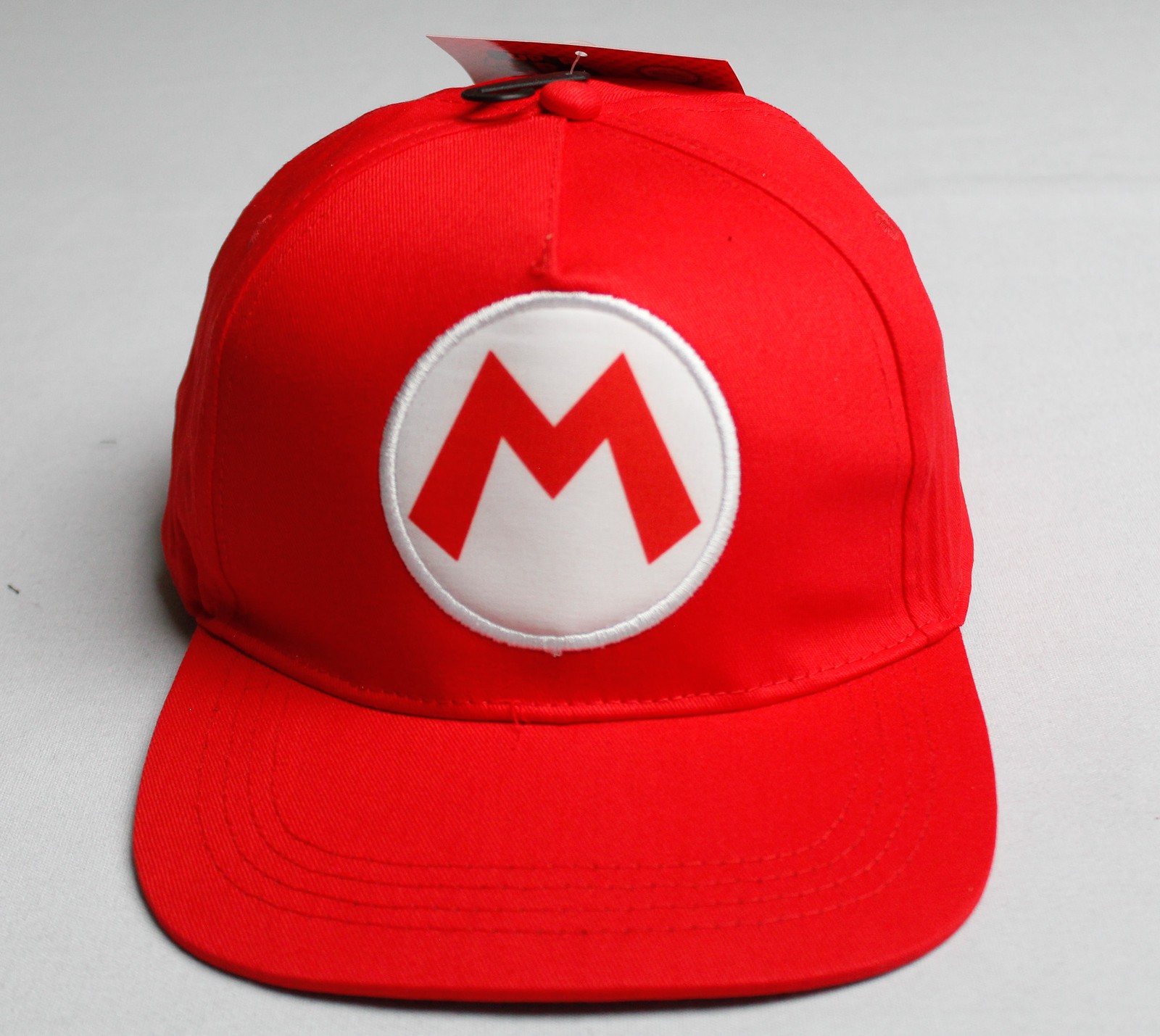 Super Mario Unisex Kids\' Nintendo Adjustable M Logo Snapback Hat WR4 Red OS NWT Super Mario Unisex Kids\' Nintendo Adjustable M Logo Snapback Hat WR4 Red OS NWT