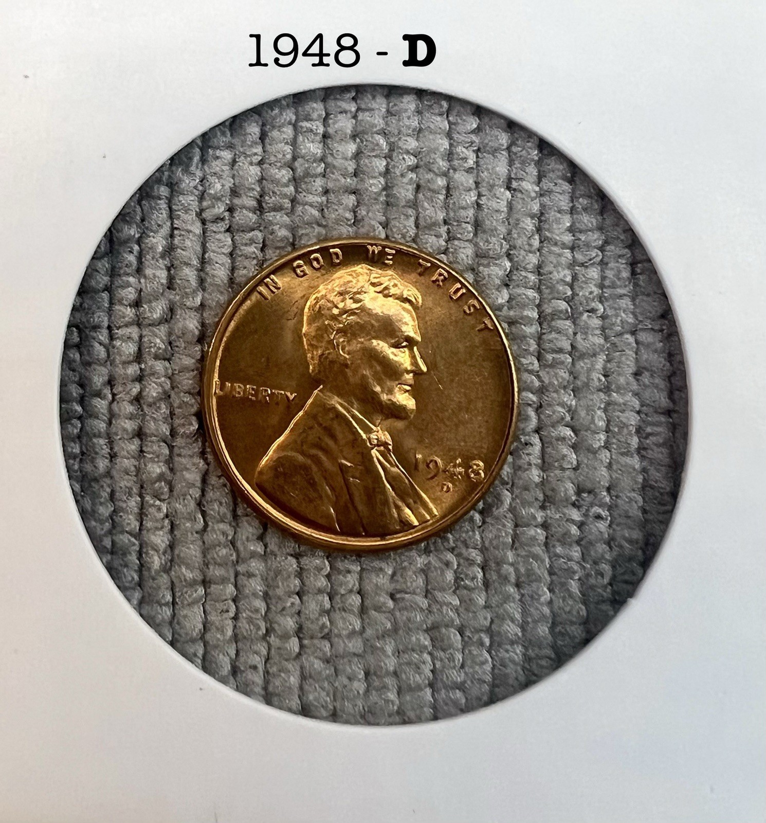 1948-D Lincoln Wheat Cent Penny Gem BU