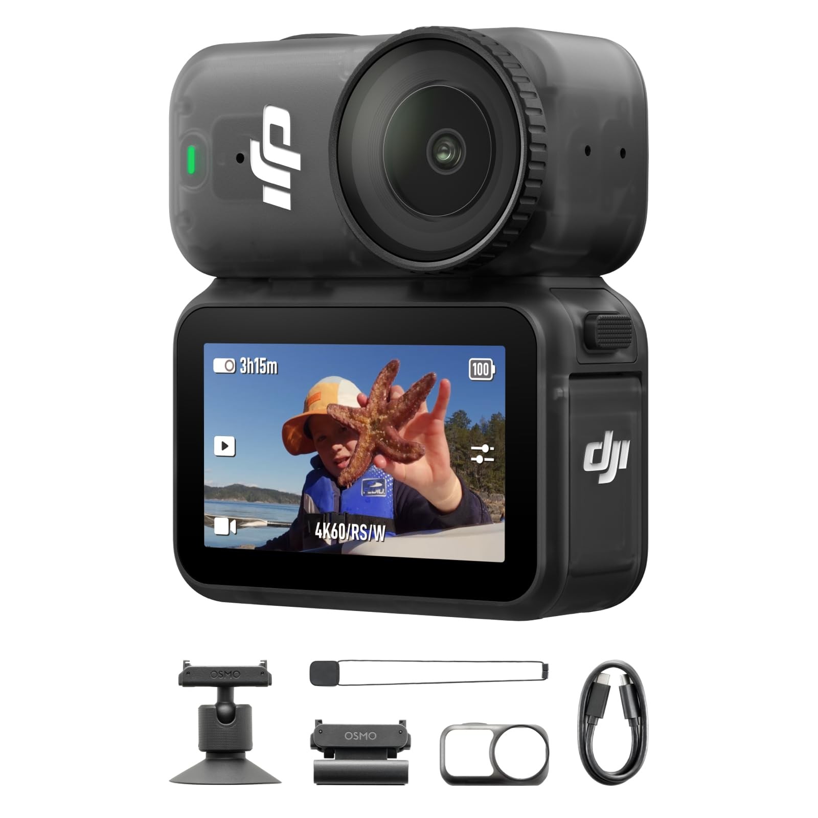 DJI Osmo Nano Standard Combo (128GB),4K Wearable Camera,1/1.3″Sensor,143°WideFOV DJI Osmo Nano Standard Combo (128GB),4K Wearable Camera,1/1.3″Sensor,143°WideFOV
