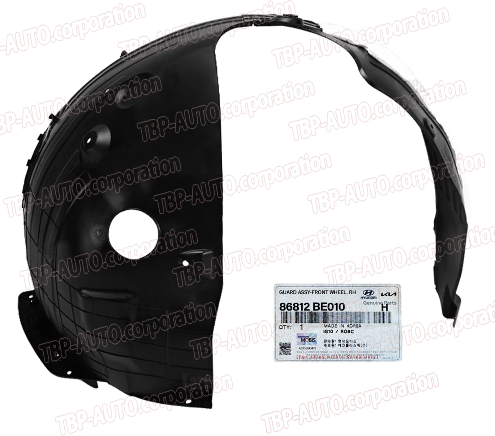GENUINE OEM FRONT Fender Liner RIGHT PASSENGER 2024-2025 Hyundai Kona 86812BE010 GENUINE OEM FRONT Fender Liner RIGHT PASSENGER 2024-2025 Hyundai Kona 86812BE010