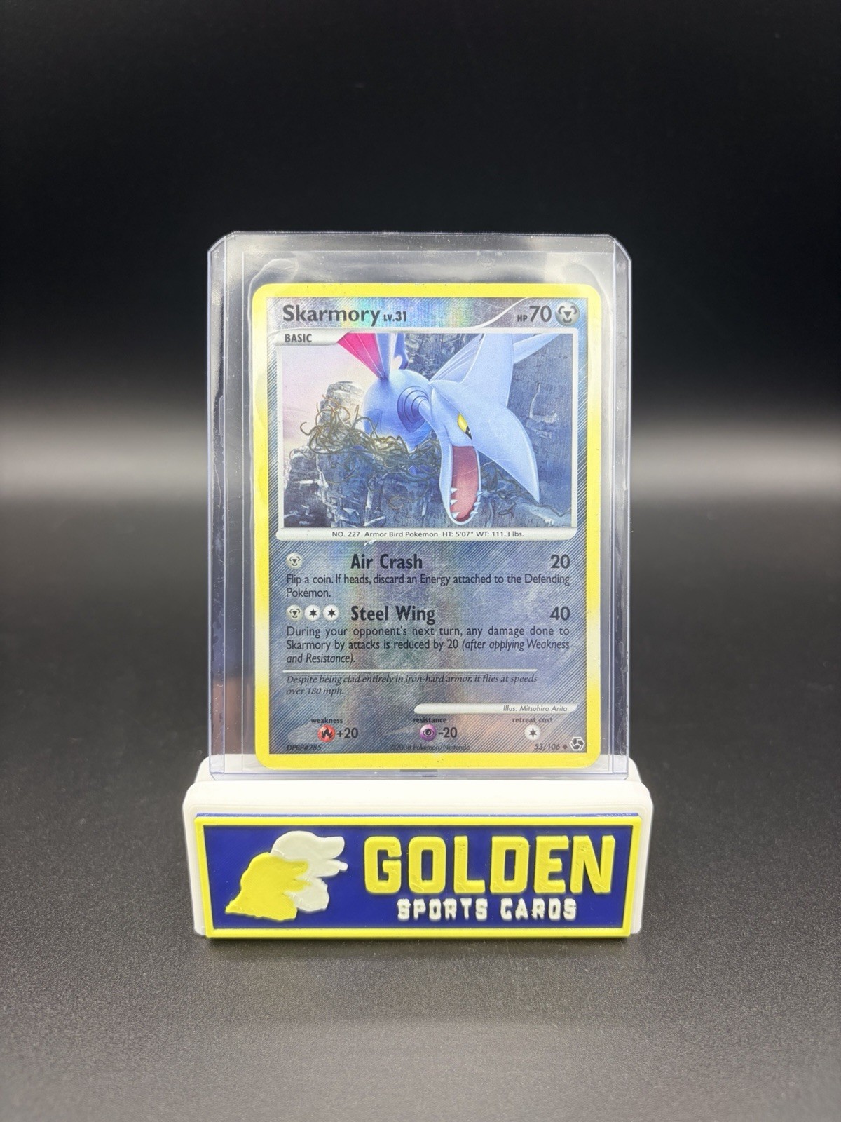 2008 Pokémon Skarmory 53/106 Great Encounters Reverse Holo TCG