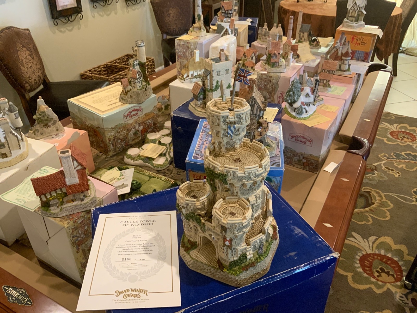 David Winters Cottage LOT collection includes some RARE numbered pieces