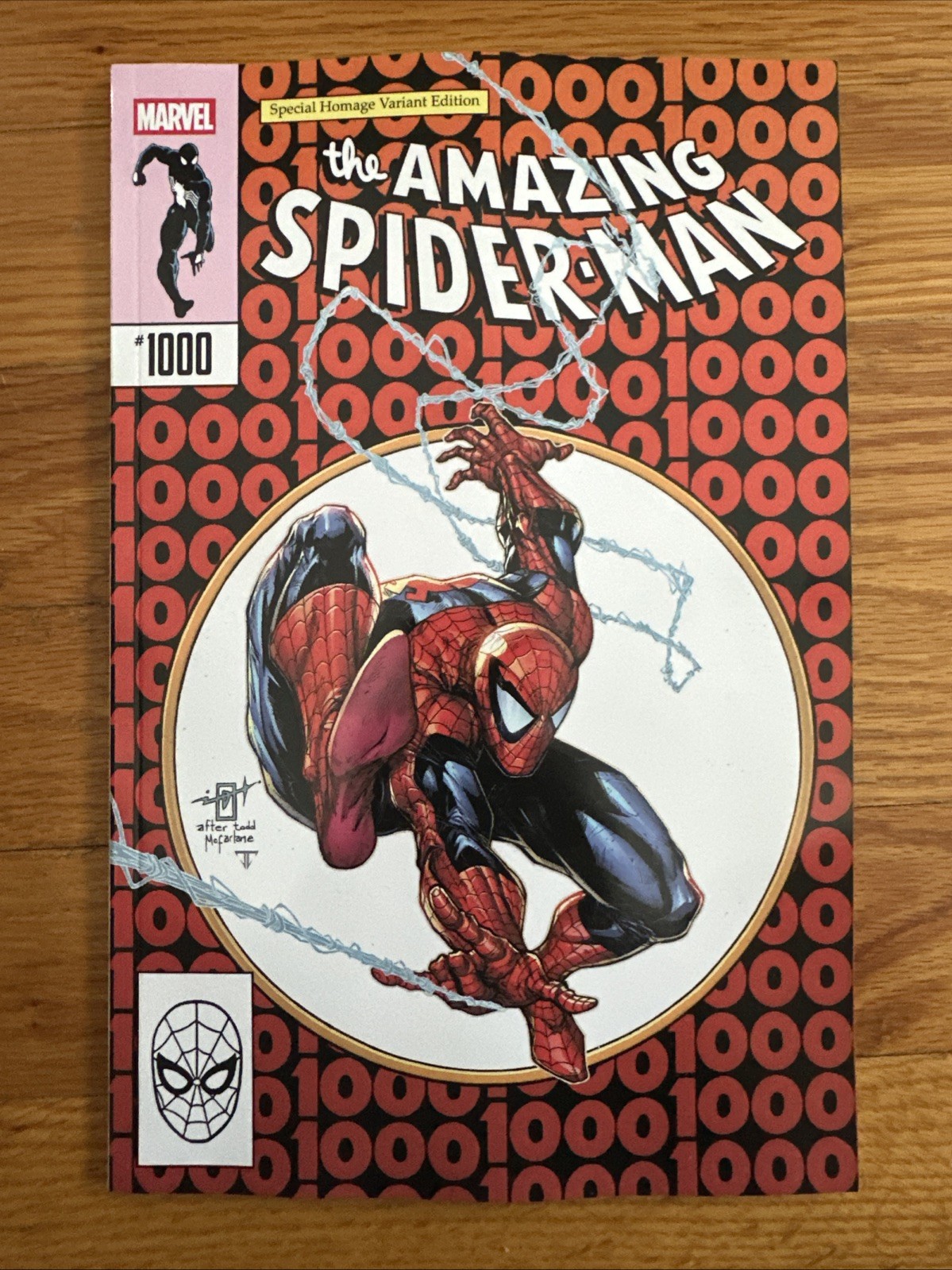 AMAZING SPIDER-MAN #1000 NYCC EXCLUSIVE JONATHAN URIBE ASM 300 HOMAGE AMAZING SPIDER-MAN #1000 NYCC EXCLUSIVE JONATHAN URIBE ASM 300 HOMAGE