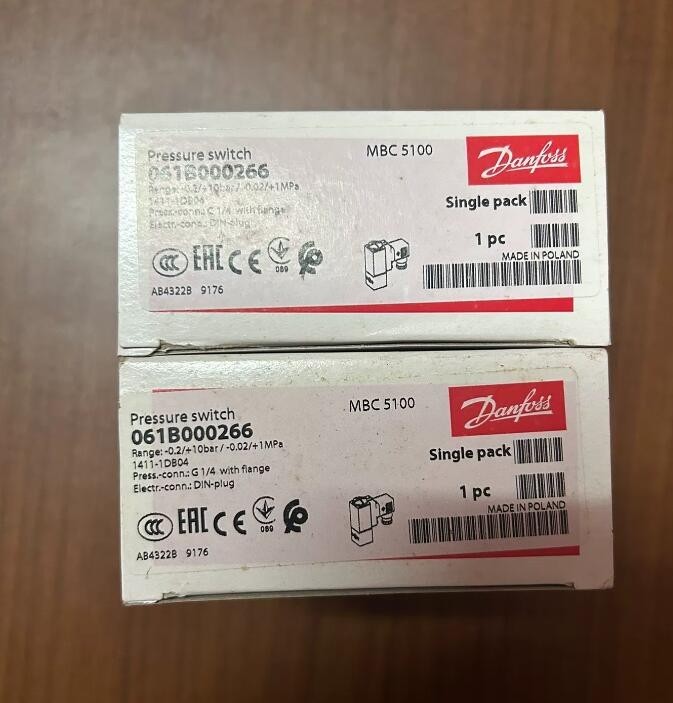 1PC Danfoss 061B000266 MBC5100 Brand New Pressure Switch DHL 
