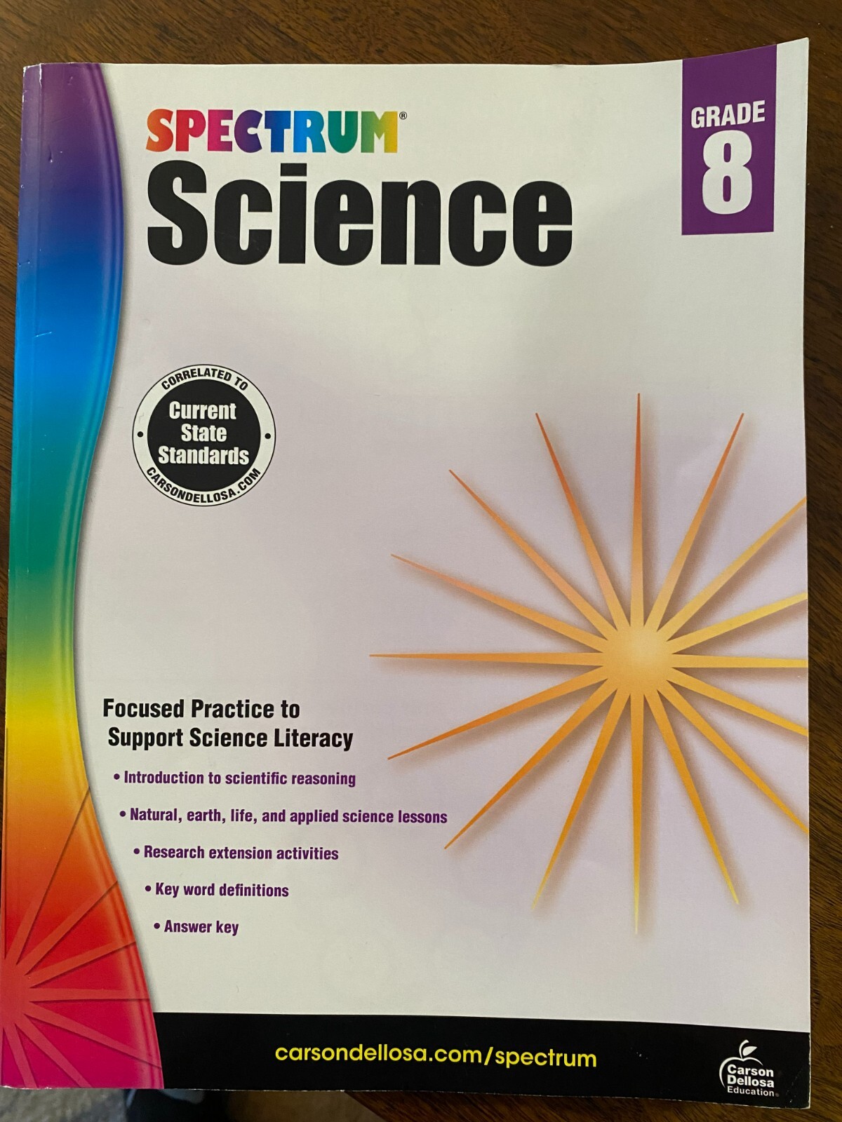 Spectrum Science, Grade 8 by Spectrum (2014, Trade Paperback) Spectrum Science, Grade 8 by Spectrum (2014, Trade Paperback)