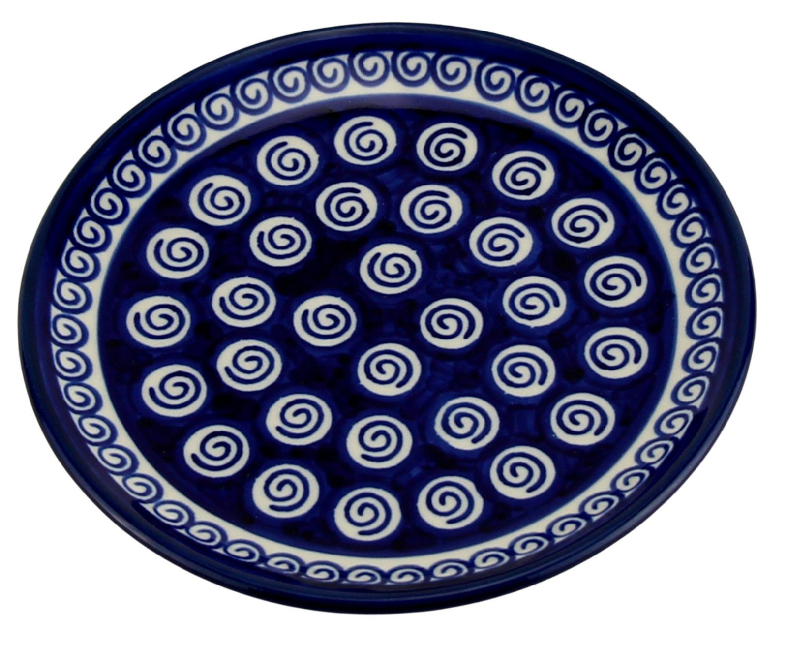 Polish Pottery Dessert Plate 6.5\