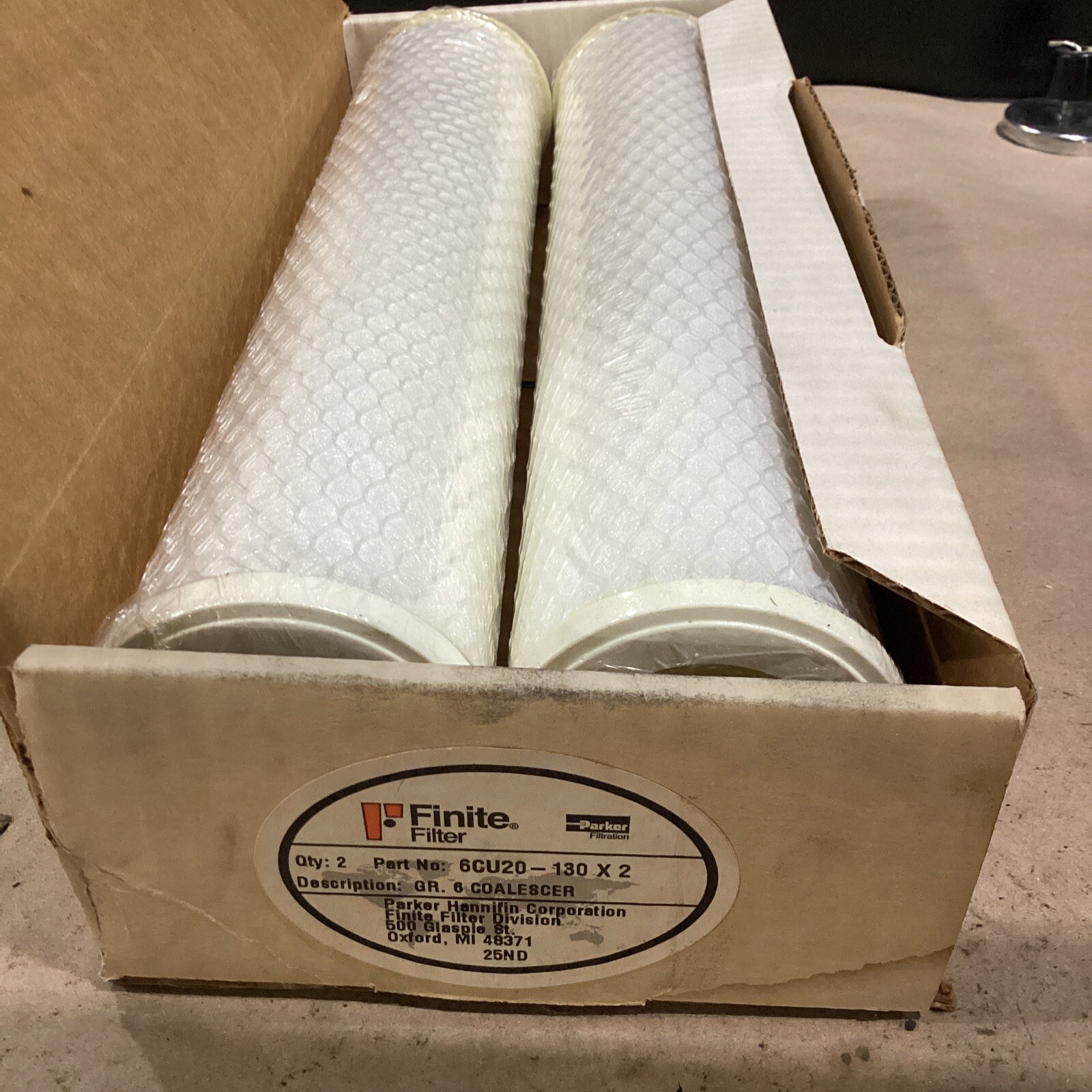 PARKER 6CU20-130 (2 in PKG) #259F22FML