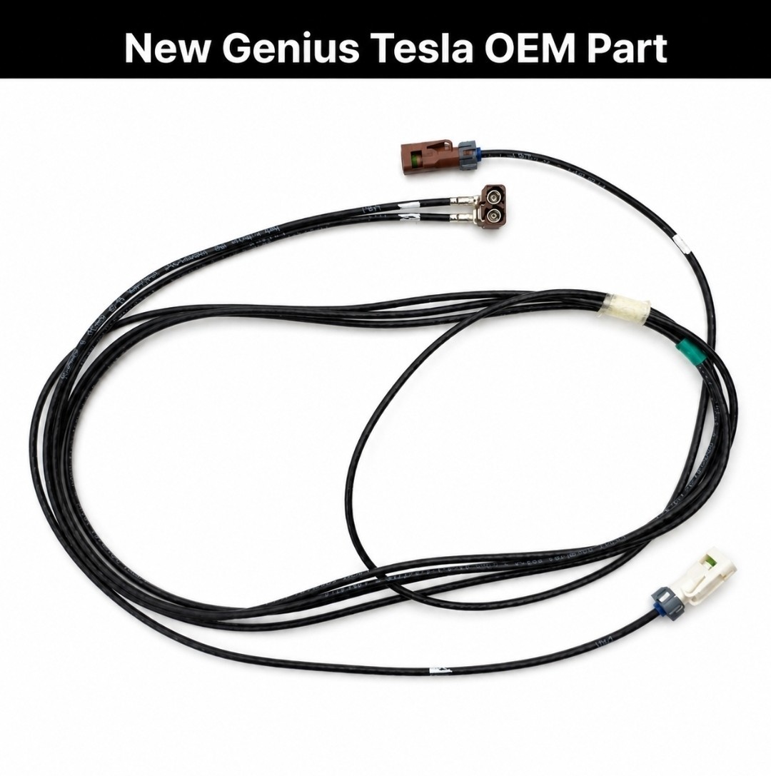 20–25 Tesla Model Y Side Repeater Camera Coax Cable LHD OEM 1517083-00-B