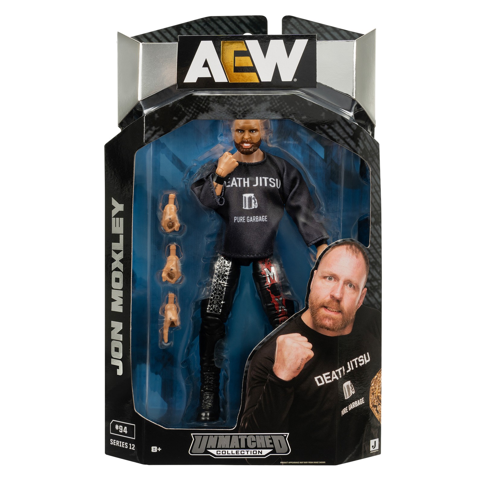 Jon Moxley - AEW Unmatched Series 12 Jazwares Toy Wrestling Action Figure