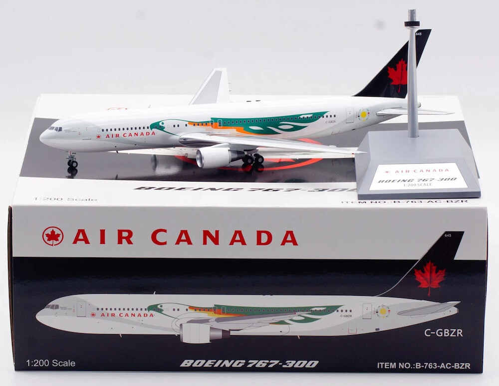 Inflight B-763-AC-BZR Air Canada Boeing 767-300ER C-GBZR Diecast 1/200 Jet Model