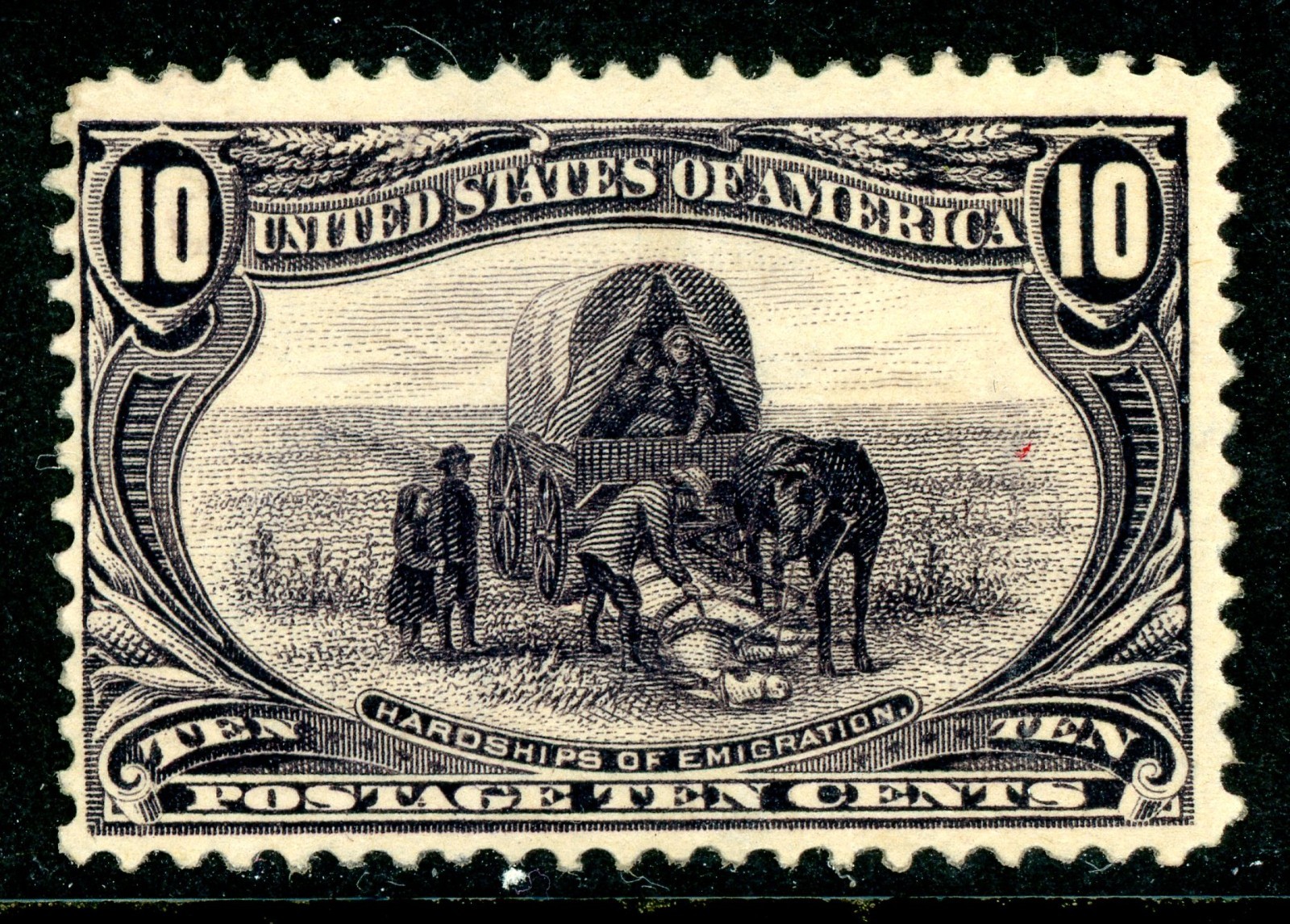 USA 1898 Trans Mississippi 10¢ Gray Violet Scott #290 Mint C843 USA 1898 Trans Mississippi 10¢ Gray Violet Scott #290 Mint C843