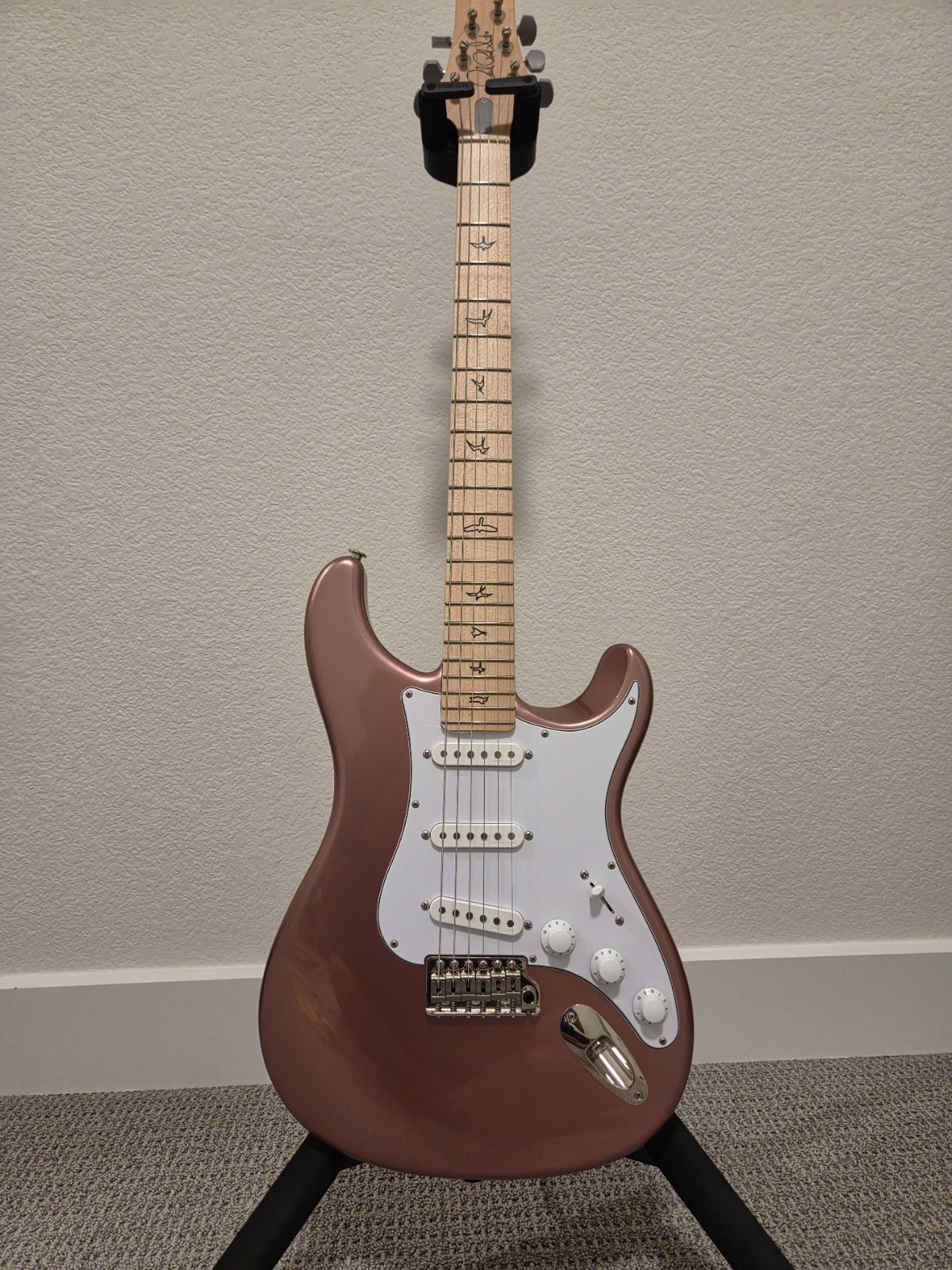 PRS Silver Sky Midnight Rose John Mayer Maple Board USA Gig Bag