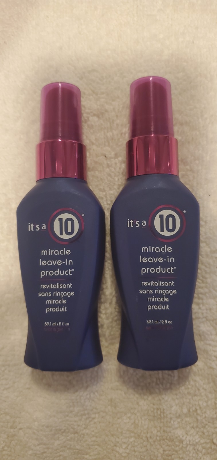 Its A 10 Miracle Leave In Conditioner In 2oz Bottle (Lot Of 2) Its A 10 Miracle Leave In Conditioner In 2oz Bottle (Lot Of 2)