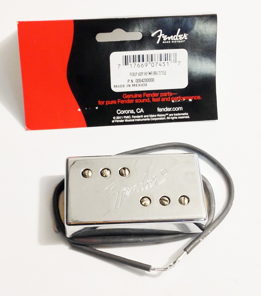 Genuine Fender \'72 Deluxe Custom Telecaster Wide-Range BRIDGE Humbucker Pickup Genuine Fender \'72 Deluxe Custom Telecaster Wide-Range BRIDGE Humbucker Pickup