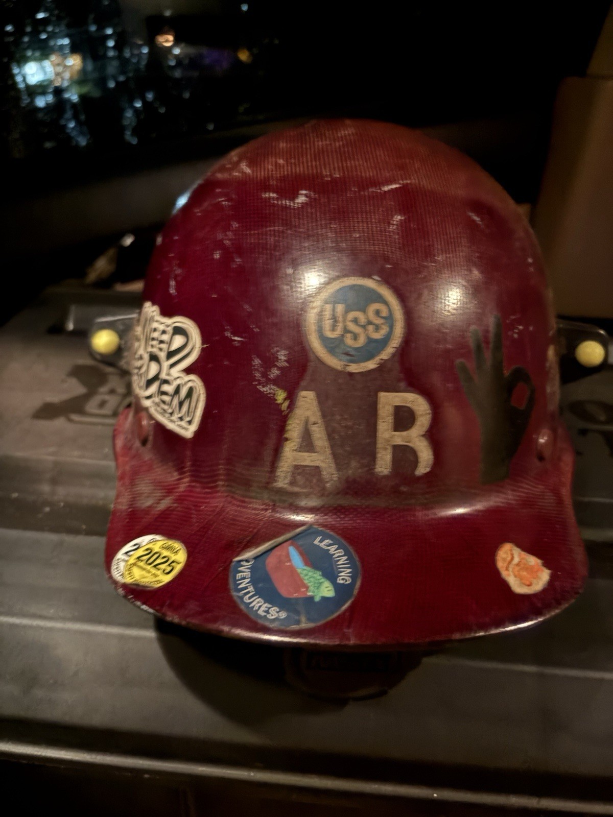 AMERICAN BRIDGE HAT. In Great Shape No Dents, Dings Or Missing Pieces. AMERICAN BRIDGE HAT. In Great Shape No Dents, Dings Or Missing Pieces.