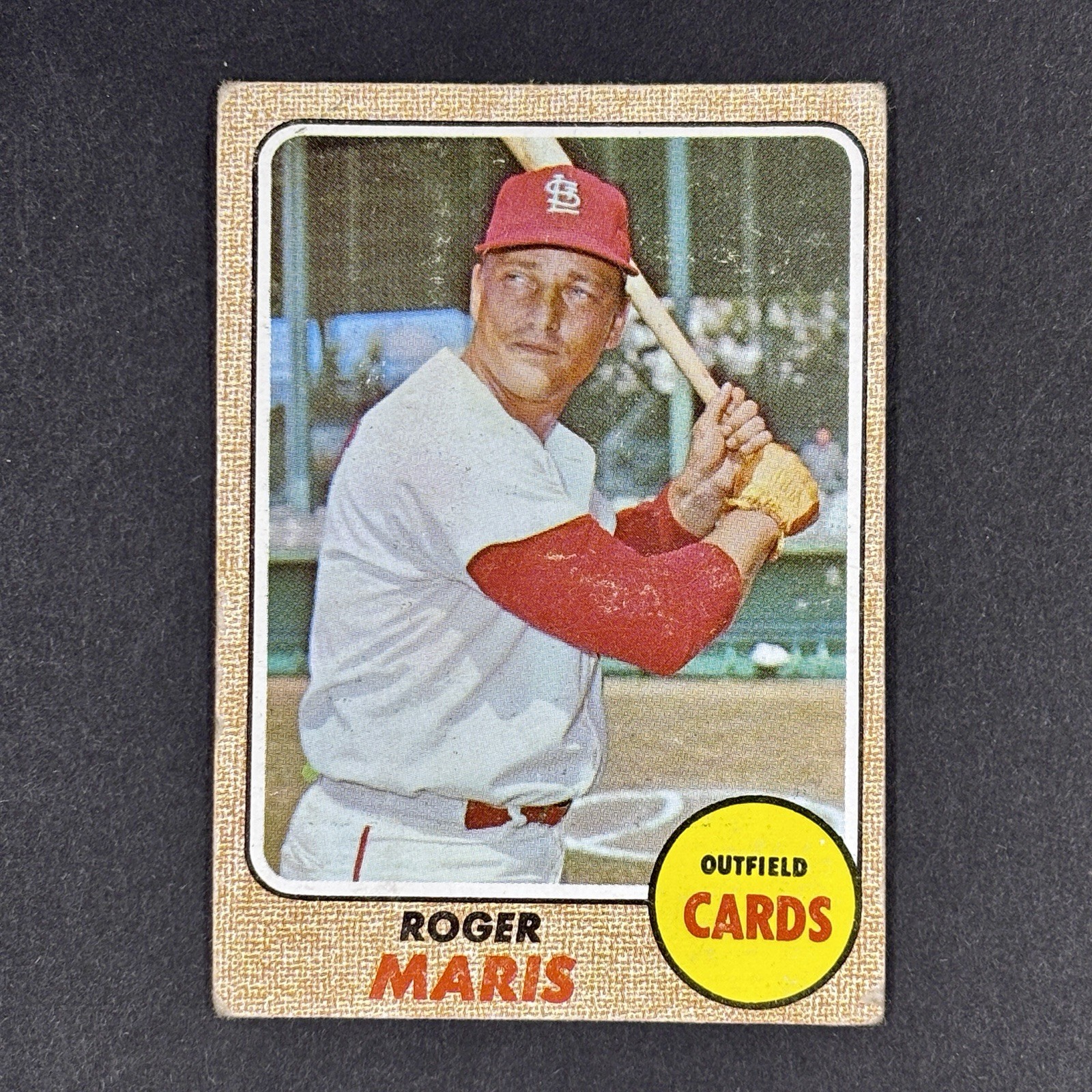 1968 Topps Roger Maris #330 - St. Louis Cardinals 1968 Topps Roger Maris #330 - St. Louis Cardinals