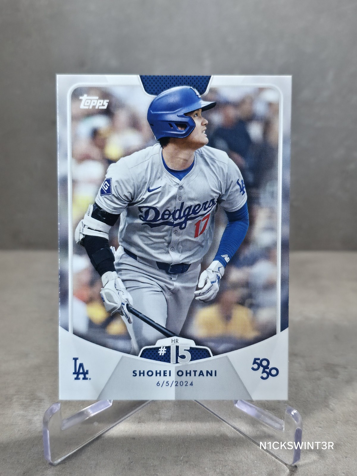 2024 Topps 50/50: Shohei Ohtani - HR #15 Shohei Ohtani #29 2024 Topps 50/50: Shohei Ohtani - HR #15 Shohei Ohtani #29
