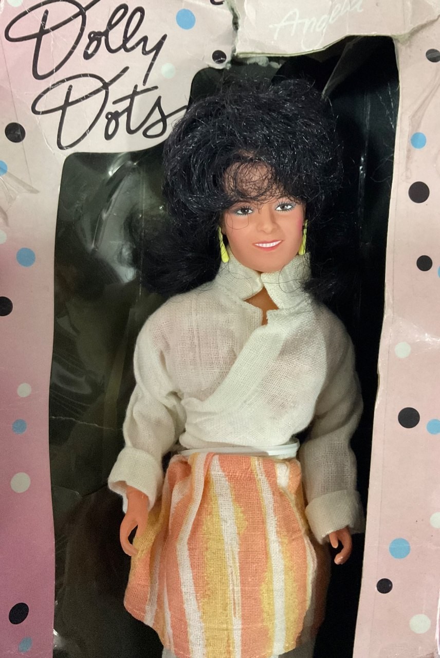 Dolly Dots Vintage 1984 Yano Doll Angela Dutch Pop Group Sealed NIB Rare Toy