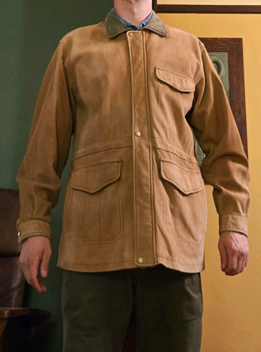 Vintage leather leisure jacket by Excelled Vintage leather leisure jacket by Excelled