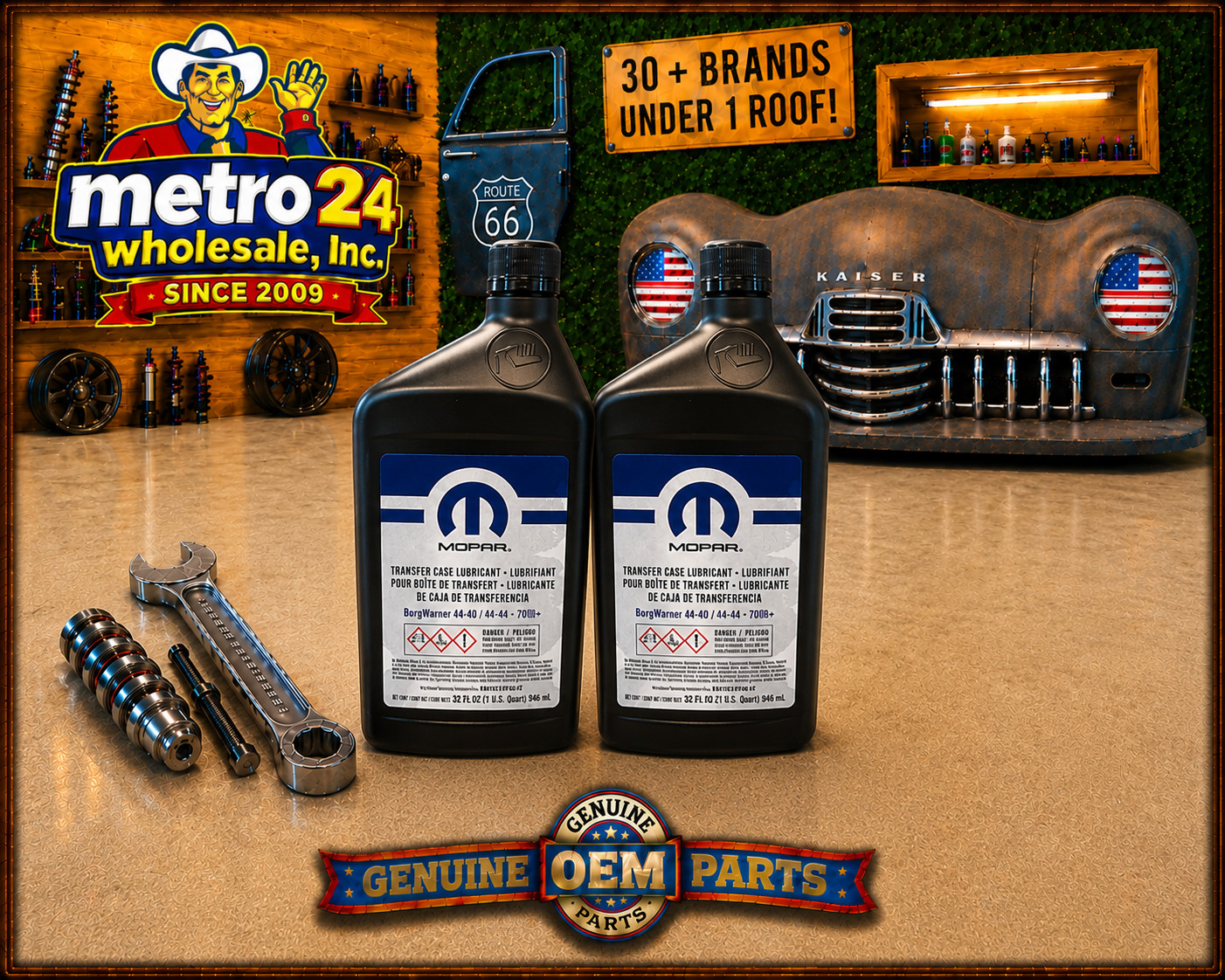 (2) Genuine Differential Oil Mopar 68049954AC - same as dealer