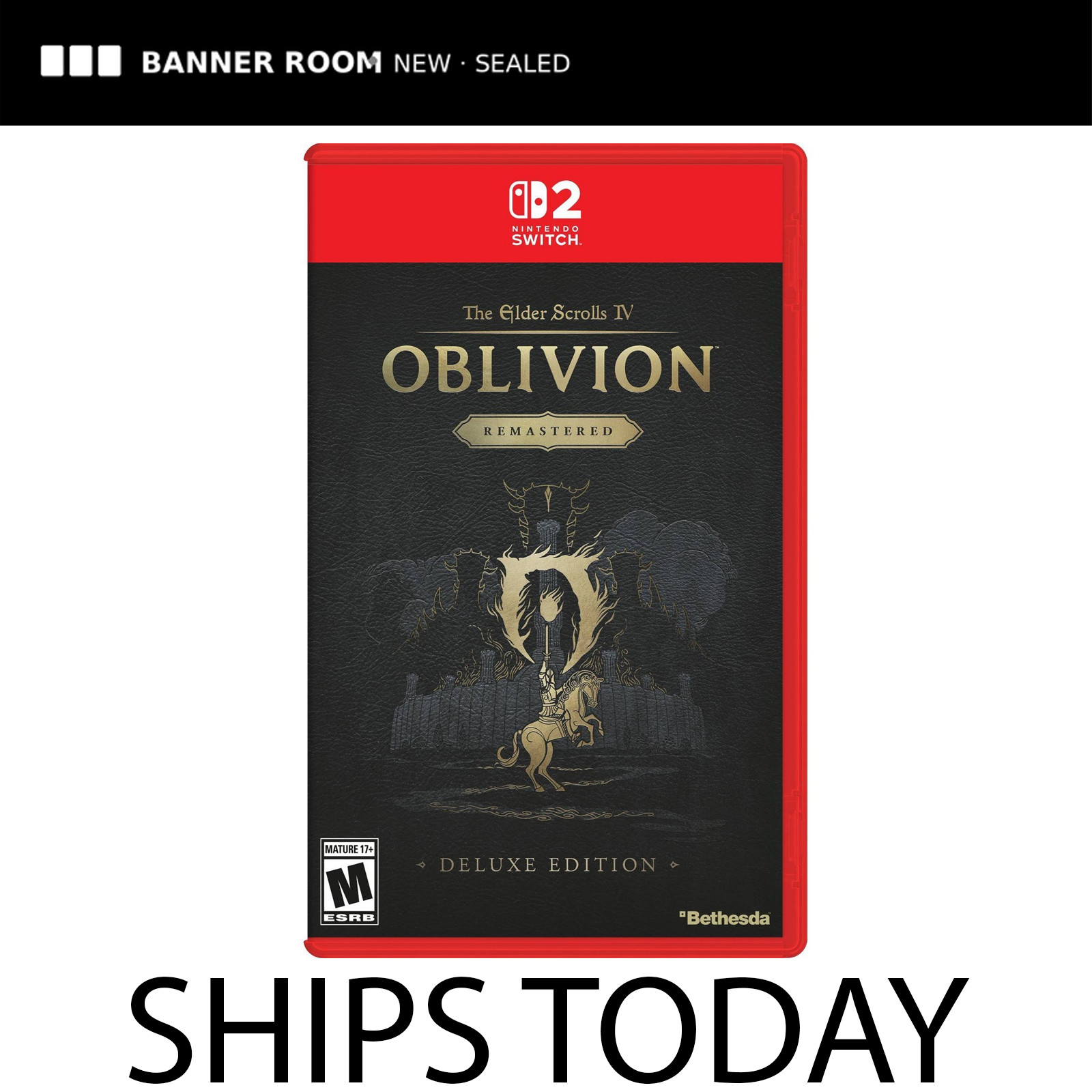 The Elder Scrolls IV Oblivion Remastered Deluxe Nintendo Switch 2 NEW SHIPS NOW