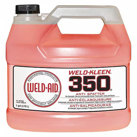 Weld-Aid 007090 Weld Kleen Anti-Splatter, 350, Bottle, 1 Gal Weld-Aid 007090 Weld Kleen Anti-Splatter, 350, Bottle, 1 Gal
