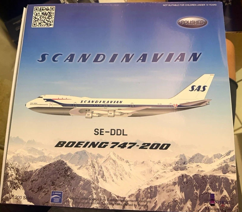 Collectors FIND New Inflight 200 Boeing 747 SAS First Edition, Limited, Perfect Collectors FIND New Inflight 200 Boeing 747 SAS First Edition, Limited, Perfect