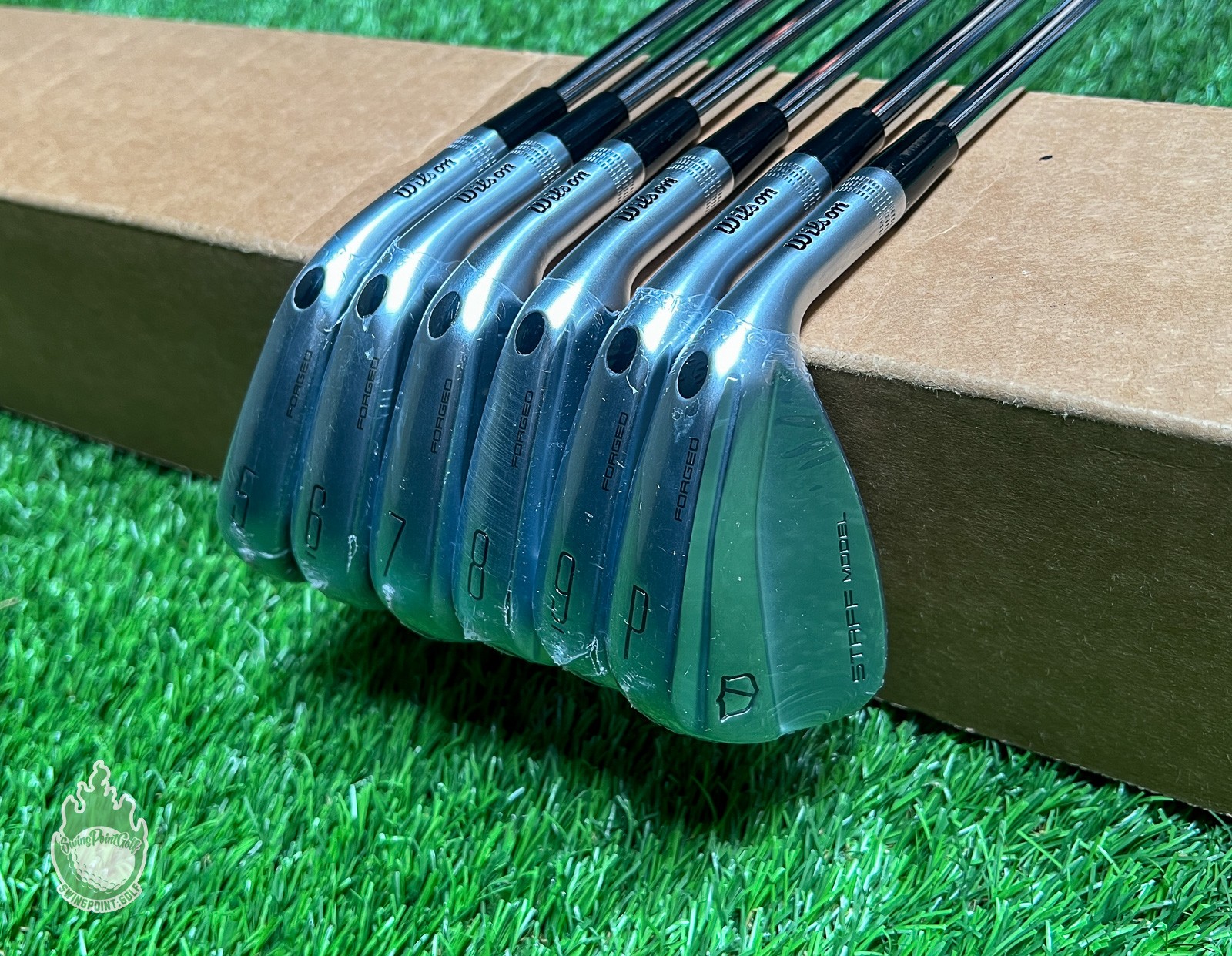 NEW Right Handed Wilson Staff Model CB/MB Irons 5-PW 120g Stiff Steel Golf Set