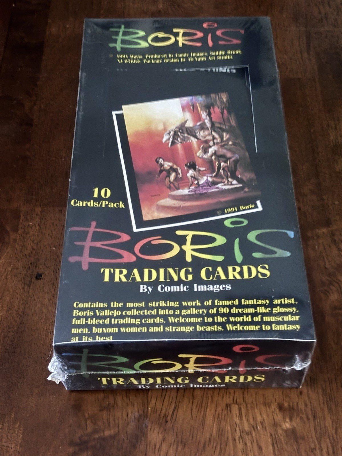 Vintage 1991 Boris Vallejo Comic Images Trading Cards Sealed Box Fantasy Art Vintage 1991 Boris Vallejo Comic Images Trading Cards Sealed Box Fantasy Art