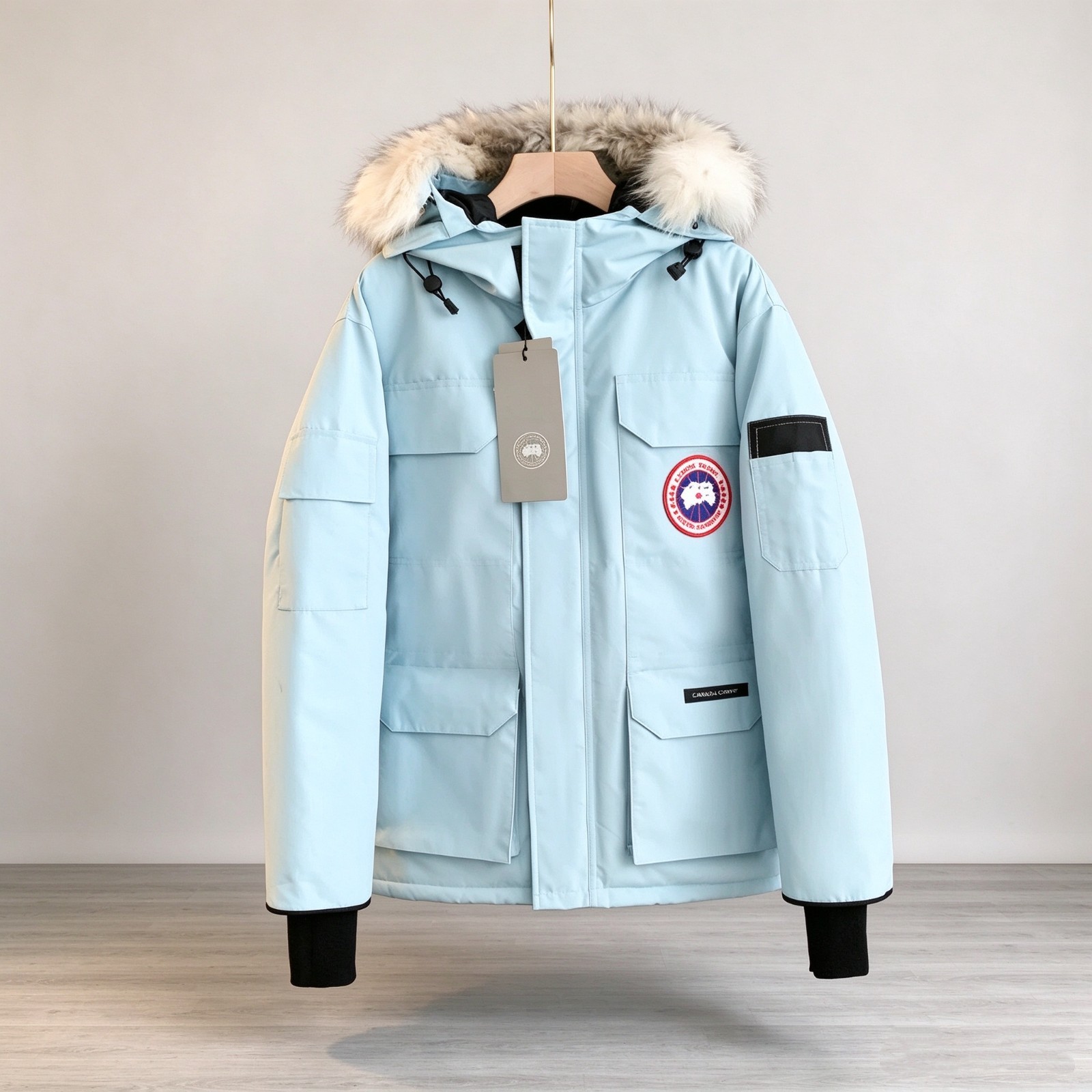 Canada Goose 08 Expedition Women's Sky Blue Parka Winter Down Coat