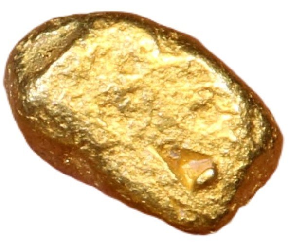 PURE GOLD NUGGET ALASKAN YUKON BC NATURAL SMALL ROCK AUTHENTIC RAW FINE 22k .05g