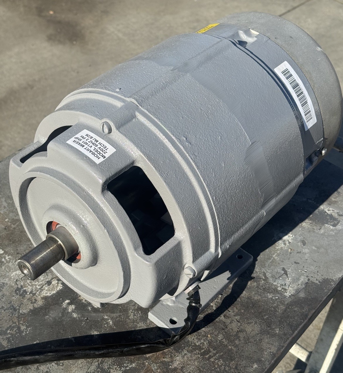 Refurbished Hobart V1401 Motor 5hp 220 3ph Refurbished Hobart V1401 Motor 5hp 220 3ph