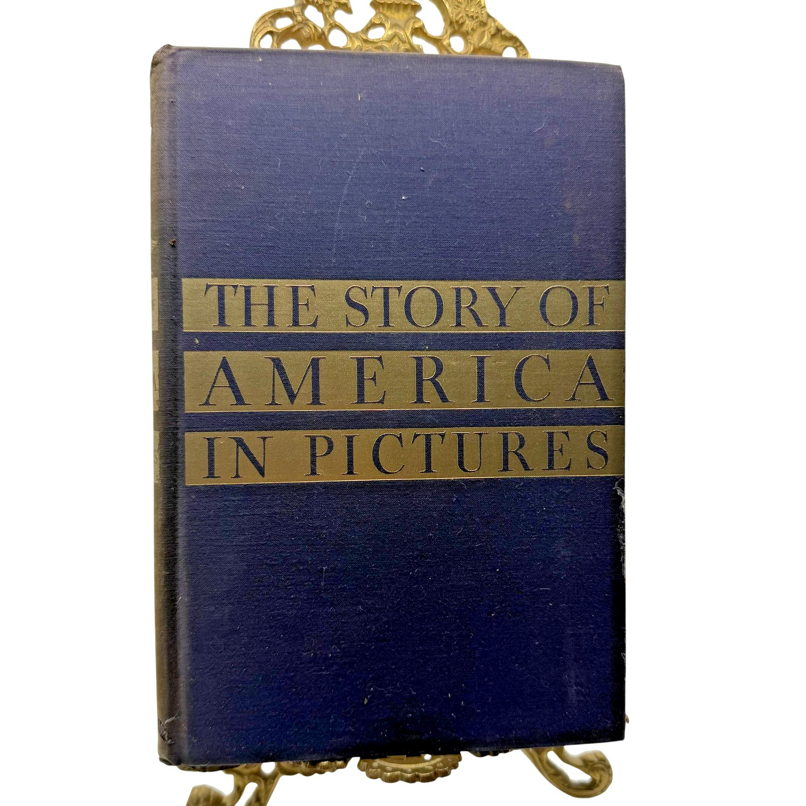 Vintage 1935 The Story Of America In Pictures Collins Literary Guild HC Illus