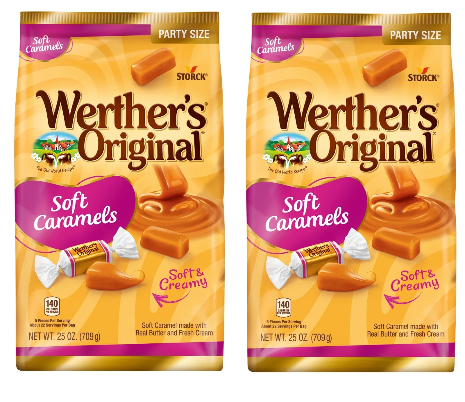 Werther\'s Original Soft Caramel Candy, 25 oz (2 Count) Werther\'s Original Soft Caramel Candy, 25 oz (2 Count)