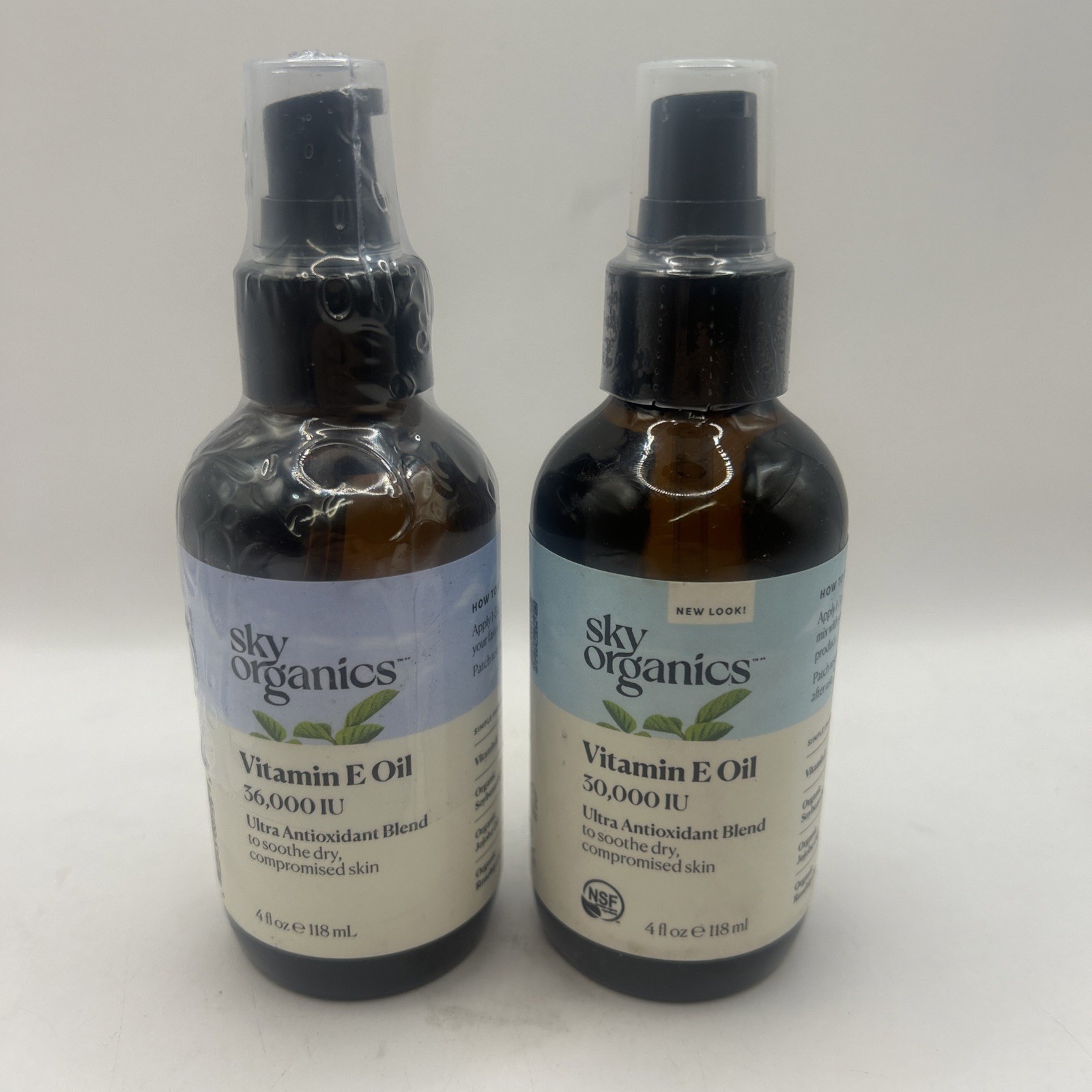 2x Sky Organics Vitamin E Oil 30,000IU Ultra Antioxidant 4oz Dry Skin