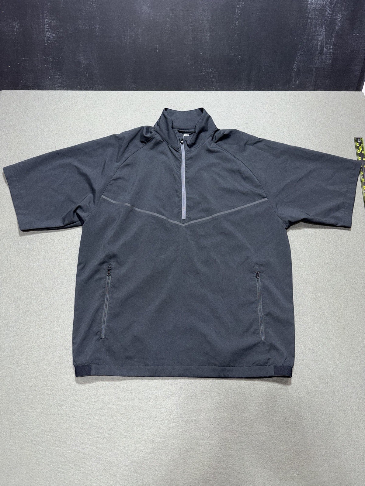 Footjoy Zephyr Windshirt Golf Short Sleeve Black Men\'s Size Large Footjoy Zephyr Windshirt Golf Short Sleeve Black Men\'s Size Large